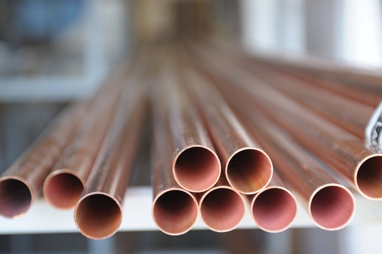 copper pipes